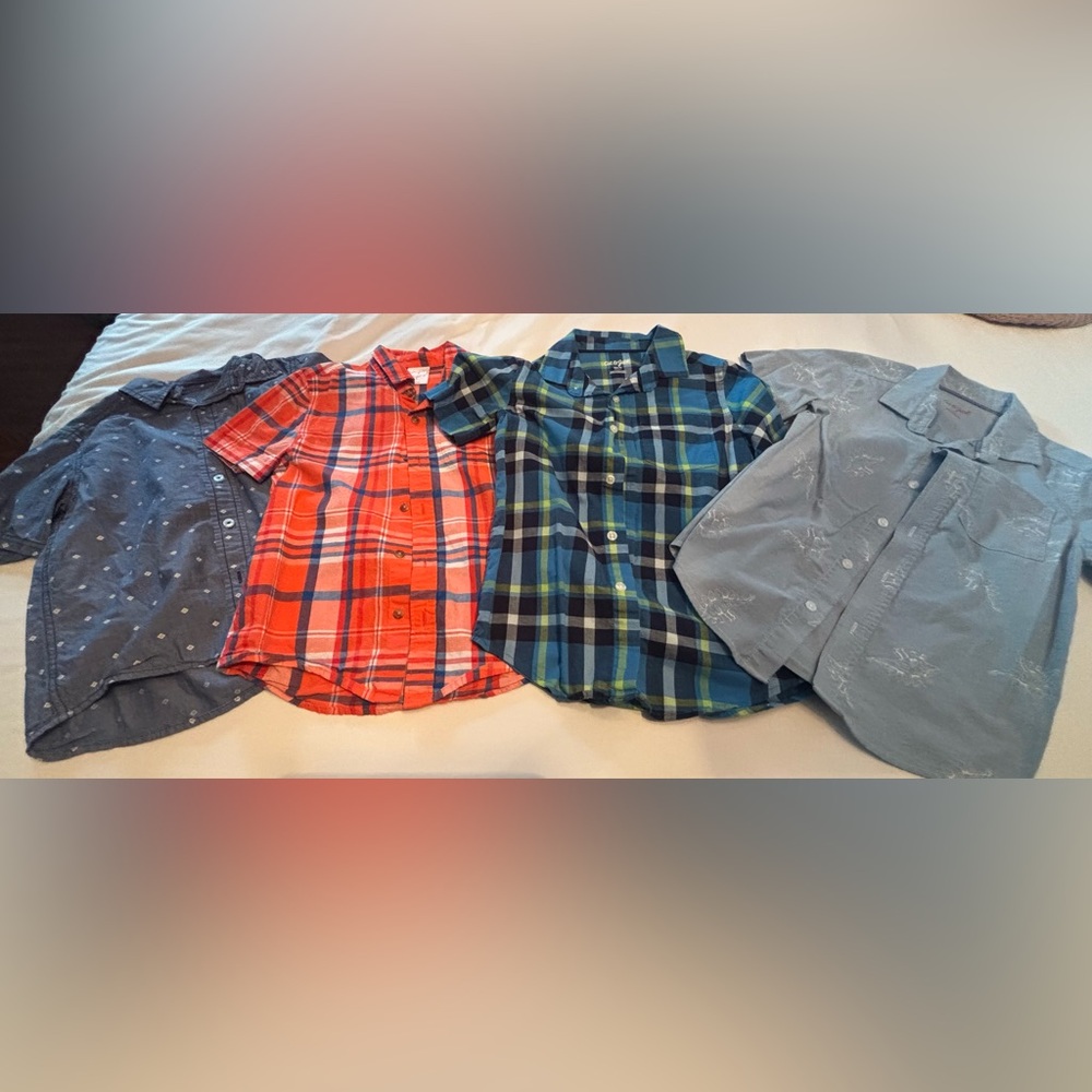 Boys Short Sleeve Dress Shirt Bundle